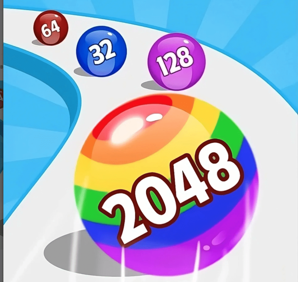 2048 Ball Adventure 3D – Hyper-Casual Runner & Number Merge Game screenshot 2