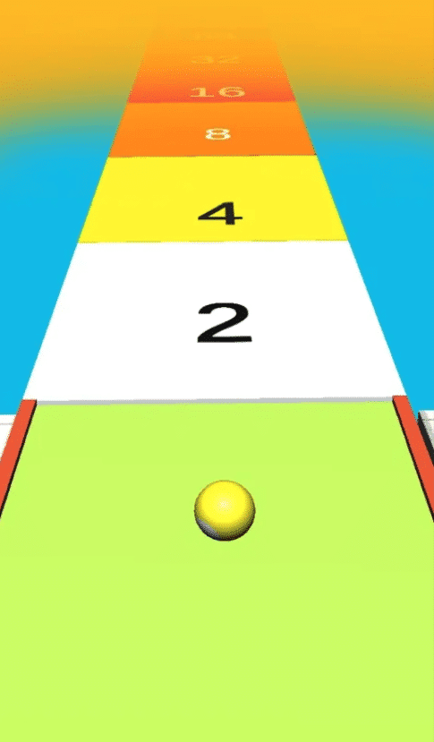 2048 Ball Adventure 3D – Hyper-Casual Runner & Number Merge Game screenshot 3