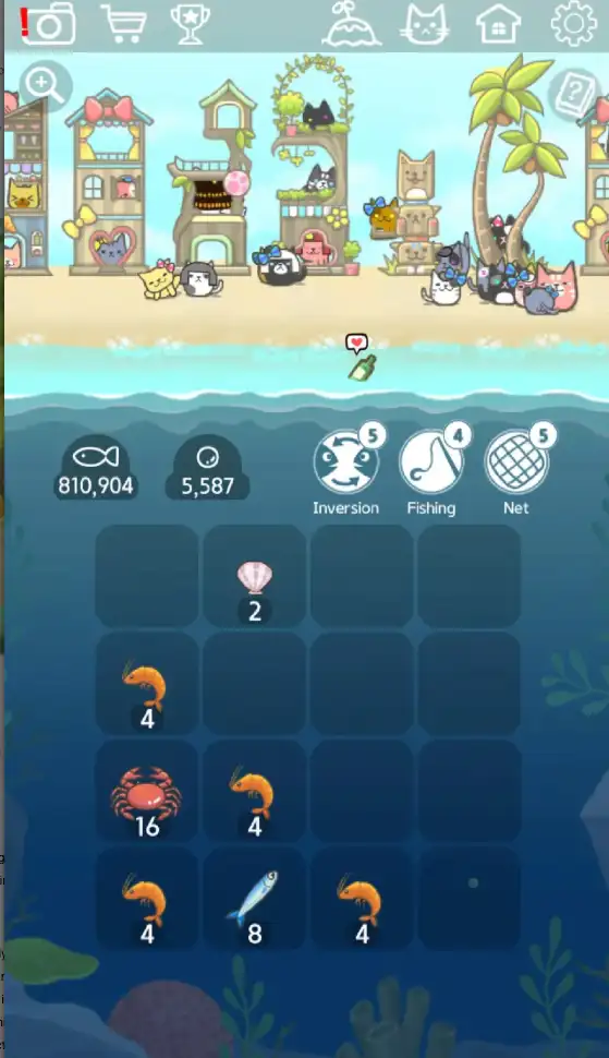 2048 Kitty Cat Island screenshot 3