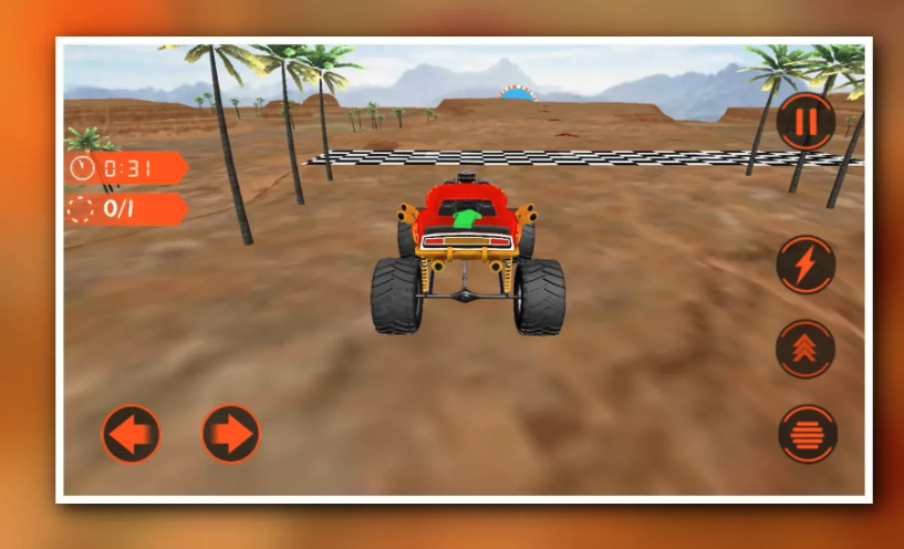 4x4 offroad Monster Truck Impossible Desert Track screenshot 4