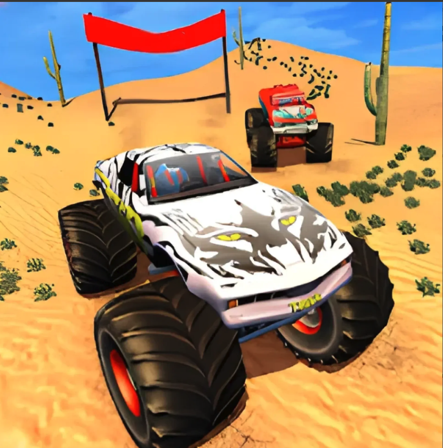 4x4 offroad Monster Truck Impossible Desert Track