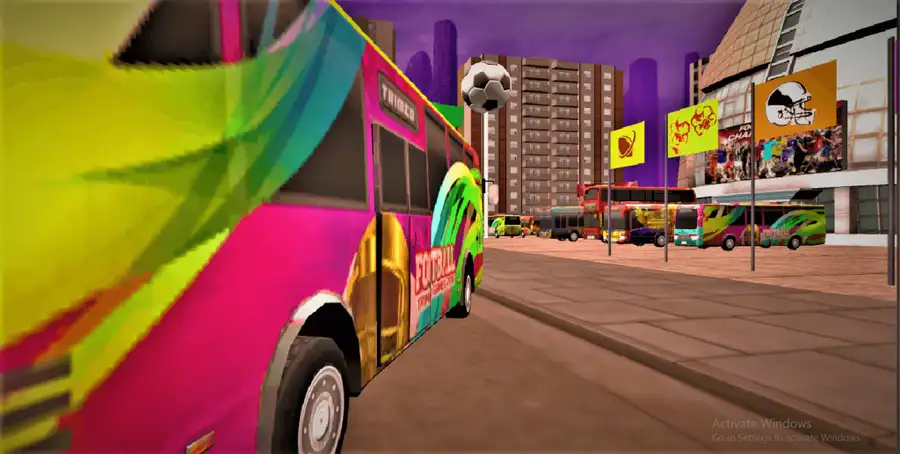American Football Passenger Bus Game : Coach Simul screenshot 4