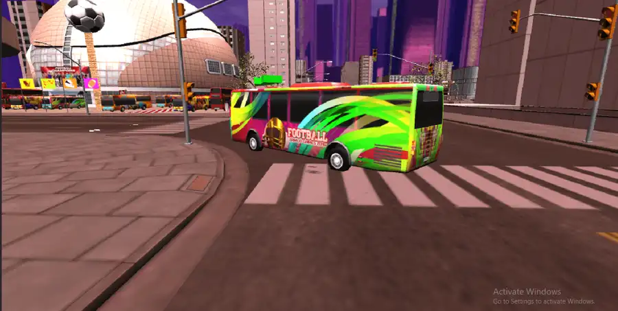 American Football Passenger Bus Game : Coach Simul screenshot 5