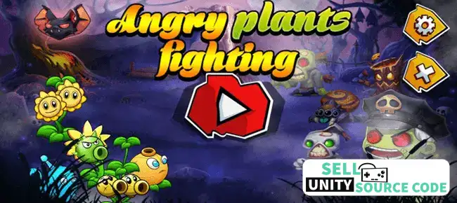 Angry Plants Fighting – Battle of Green Warriors 3D – SellUnitySourceCode.com screenshot 4