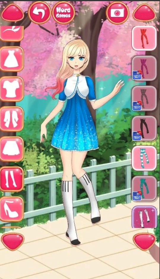 Anime Girls Fashion - Makeup &amp; Dress Up Game screenshot 5