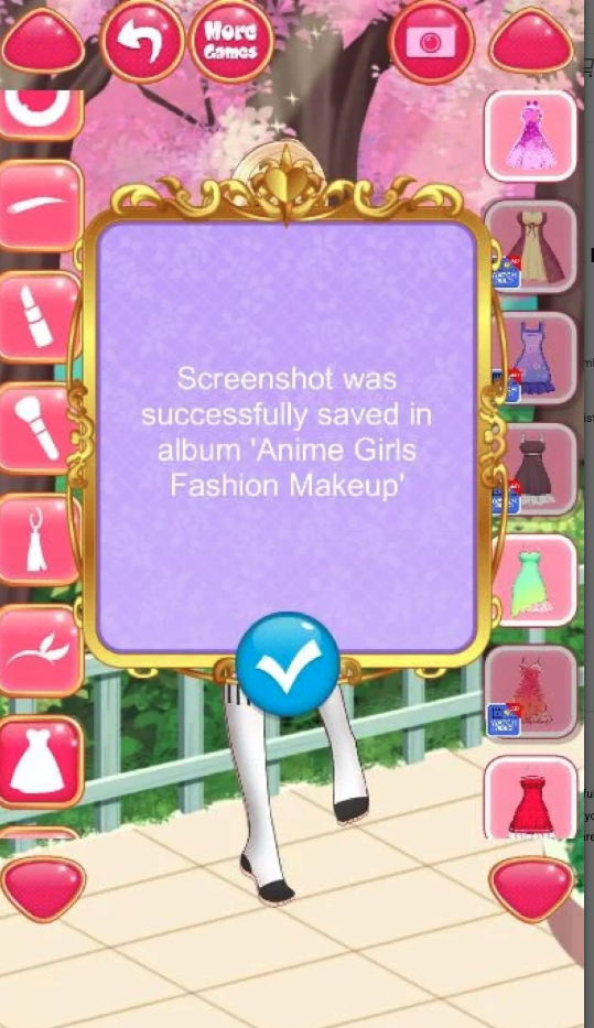 Anime Girls Fashion - Makeup &amp; Dress Up Game screenshot 7