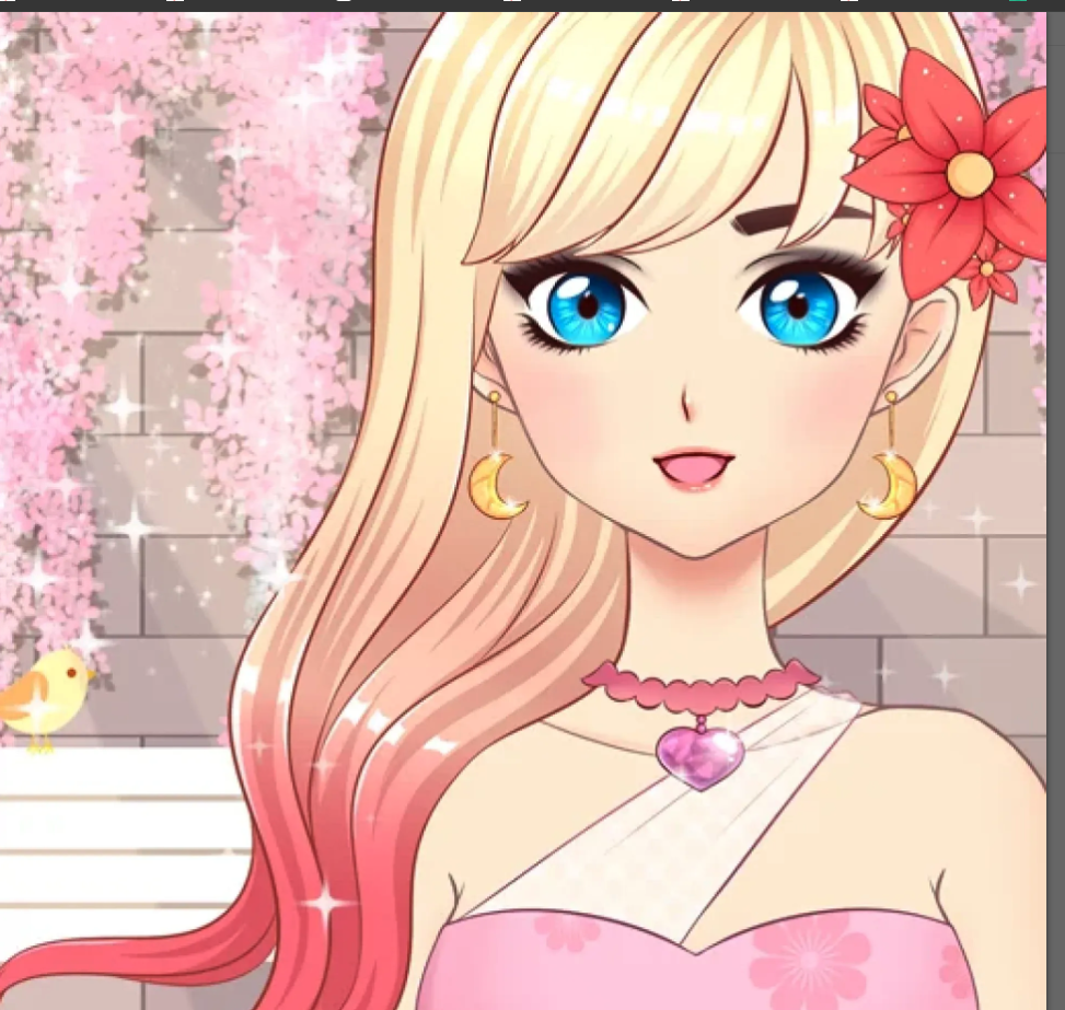 Anime Girls Fashion - Makeup &amp; Dress Up Game source code