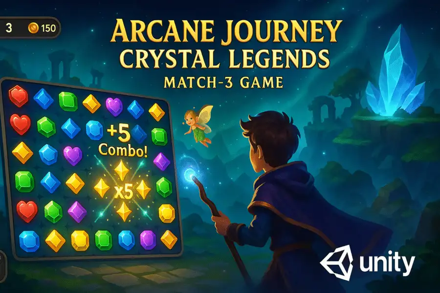 Arcane Journey: Crystal Legends | Match-3 Games screenshot 2