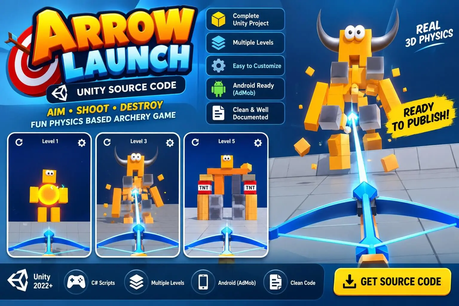 Arrow Launch Unity Source Code source code