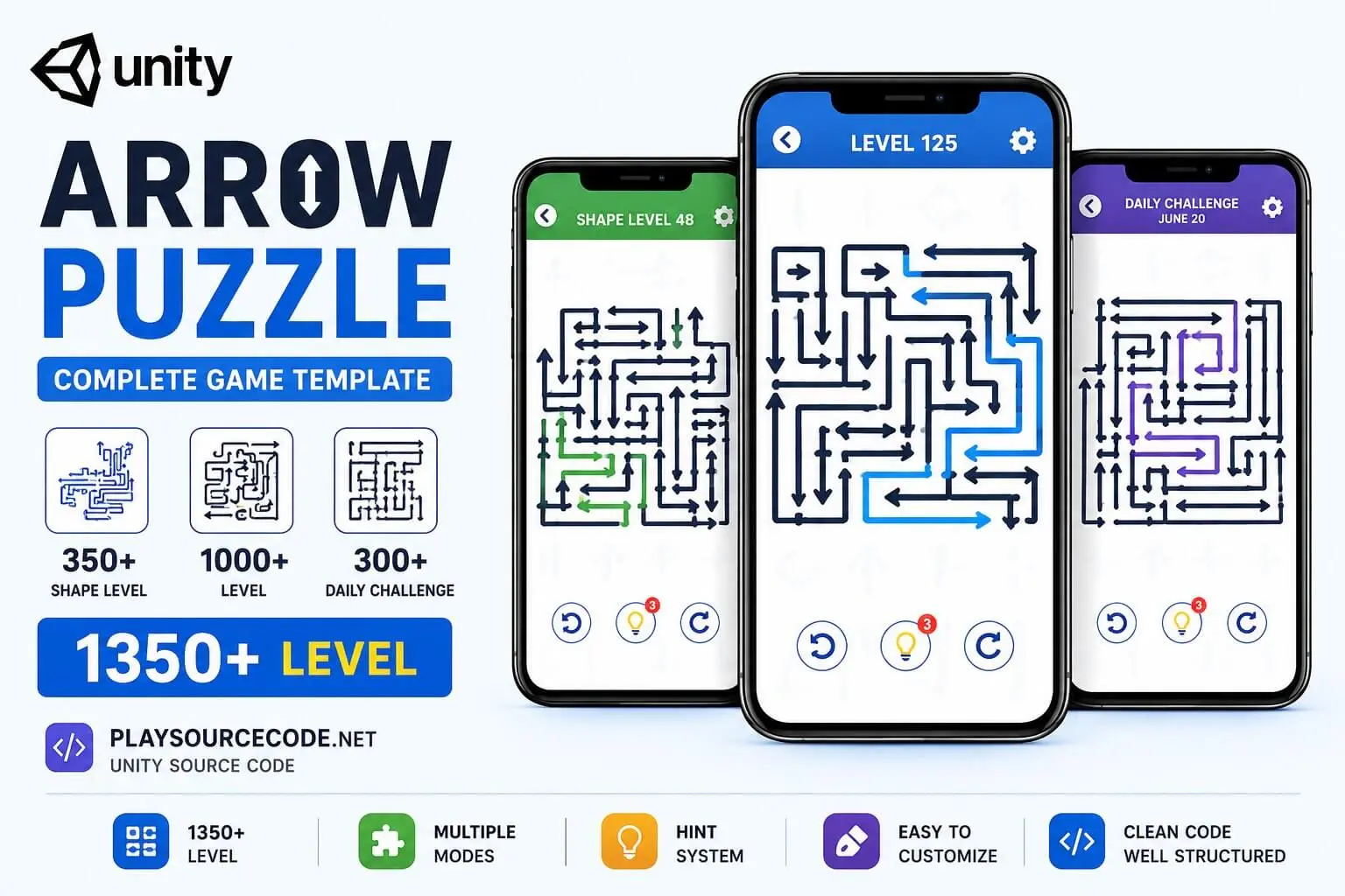 Arrow Puzzle Game – Complete Game Template 1350+ Level screenshot 5