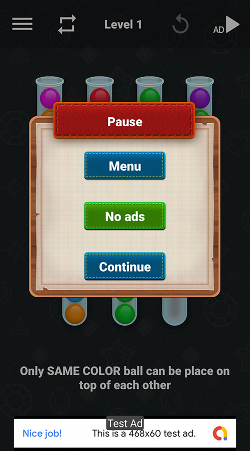 Ball Sort Puzzle - Unity Complete Project screenshot 9