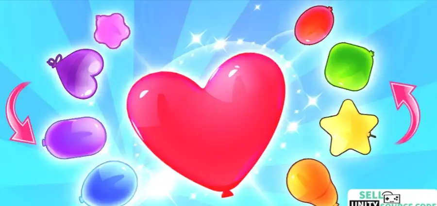 Balloon Merge 3D – Puzzle Match Game - SellUnitySourceCode.com screenshot 3