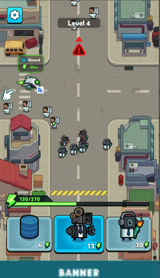 BattleStreet Unity Source Code – Street Defense Strategy Game Template screenshot 4