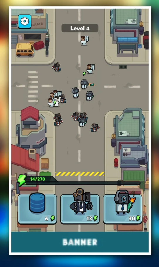 BattleStreet Unity Source Code – Street Defense Strategy Game Template screenshot 6