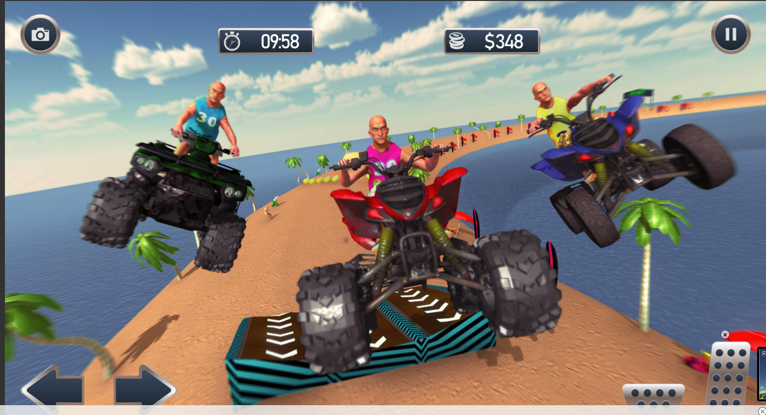 Beach ATV Bike Quad Stunt Racing screenshot 2