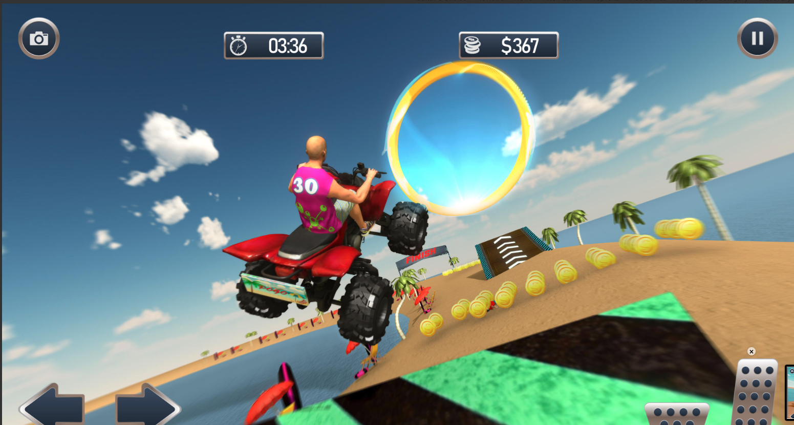 Beach ATV Bike Quad Stunt Racing screenshot 5