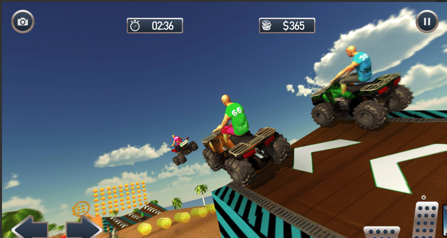 Beach ATV Bike Quad Stunt Racing screenshot 11