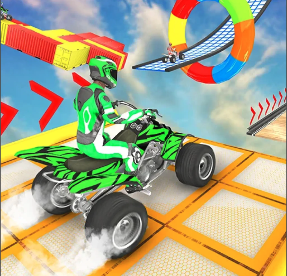 Bike Stunt Racing Game Mega Tricky Moto Tracks
