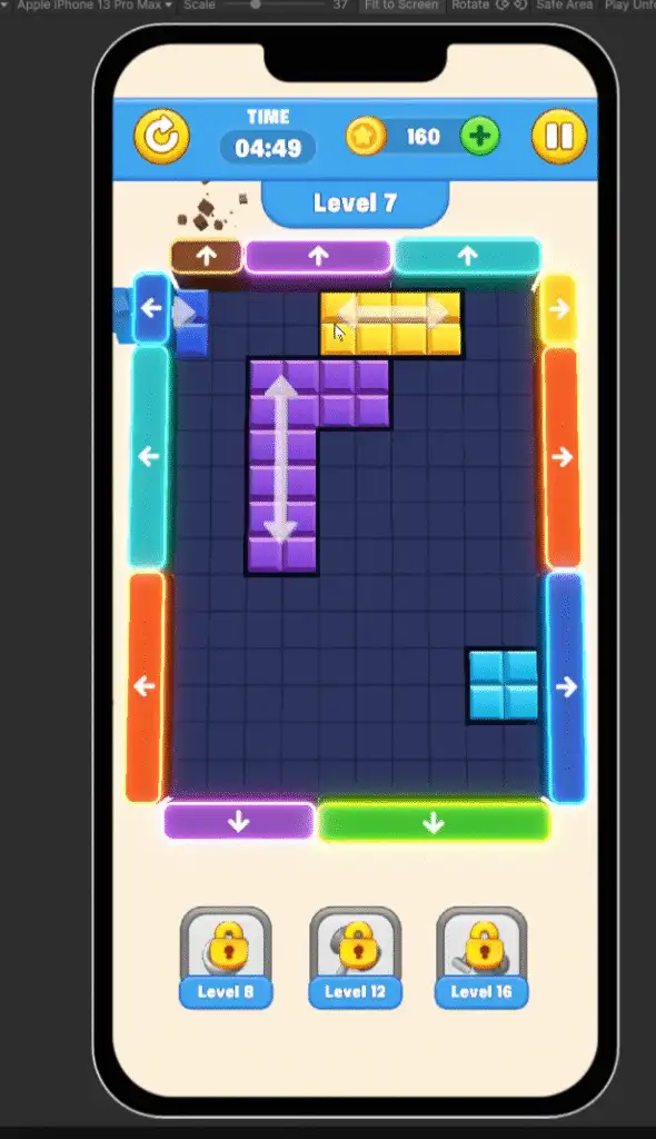 Block Splic Jam – 1050 Levels (Unity Source Code) screenshot 3