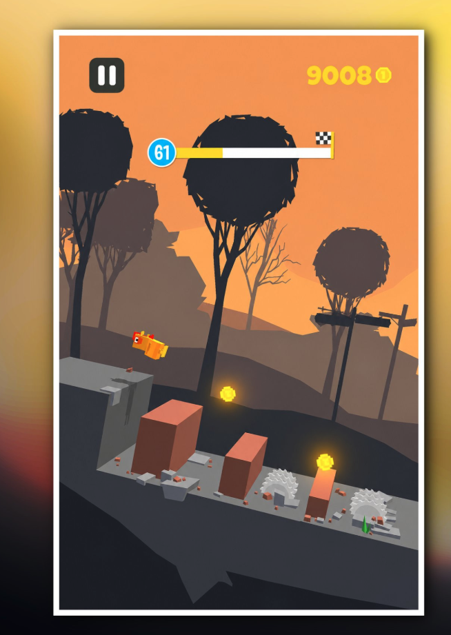 🐔 Bouncy Hills - Physics-Based Chicken Arcade Unity Game screenshot 3