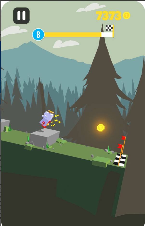 🐔 Bouncy Hills - Physics-Based Chicken Arcade Unity Game screenshot 4