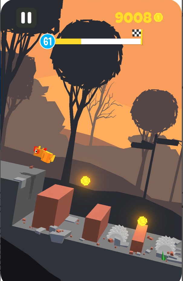🐔 Bouncy Hills - Physics-Based Chicken Arcade Unity Game screenshot 5