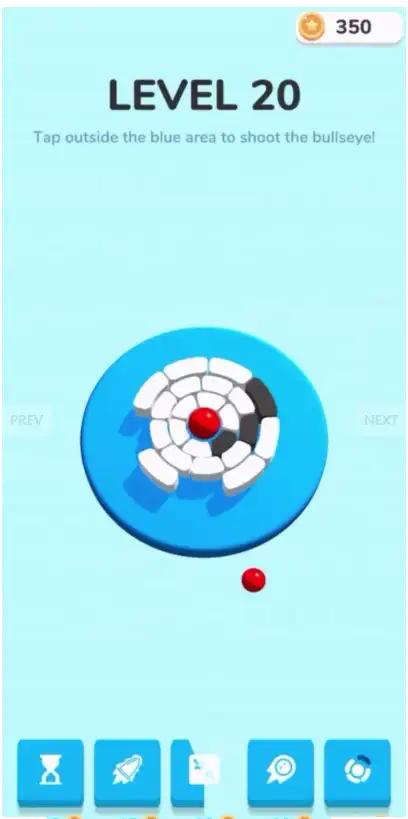 Brick Breaker BullsEye: 3D Ball Shooter SellUnitySourceCode.com screenshot 3