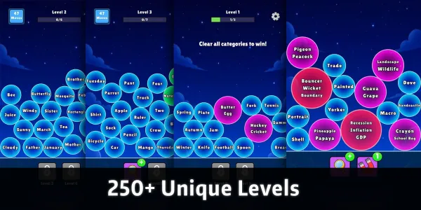 Bubble Word Sort – Unity Source Code screenshot 5