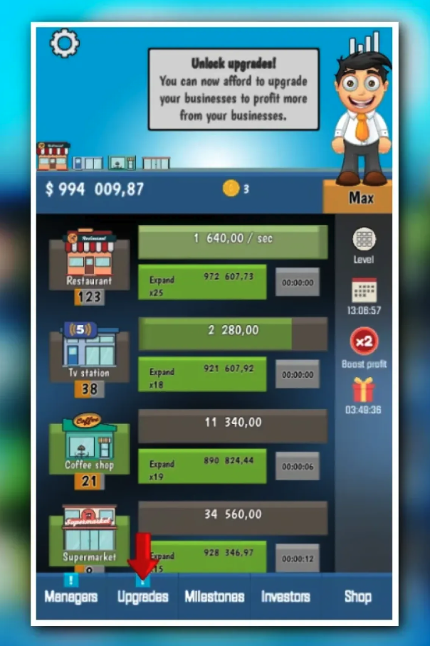 Business Tycoon - Idle Clicker screenshot 11
