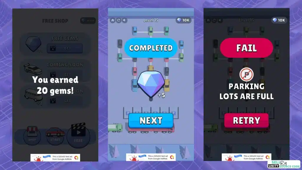 Car Jam 3D | Unity Complete Game Sellunitysourcecode screenshot 5