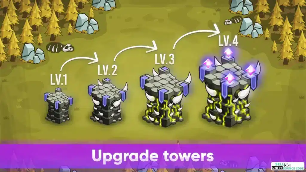 Castle Defense - Tower Defense SellUnitySourceCode  screenshot 5