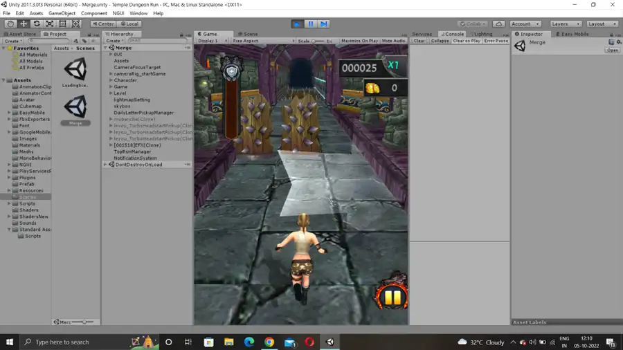 Castle Temple Endless Run SellUnitySourceCode screenshot 4