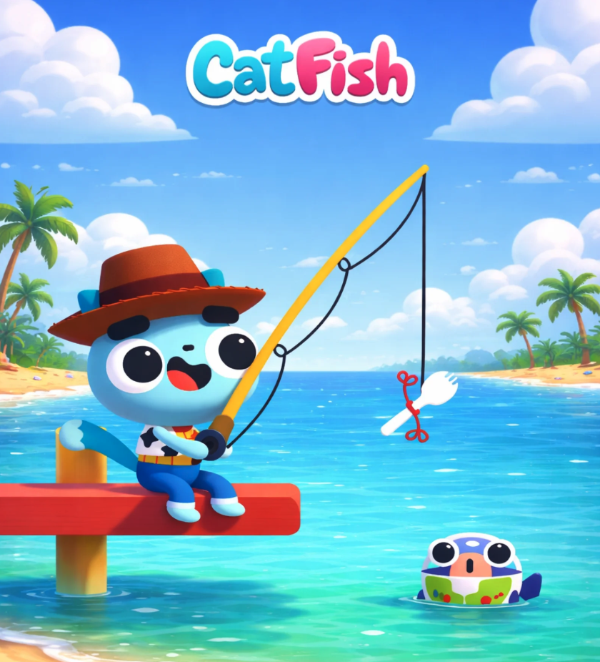 Cat Fish Unity Source Code – Cozy Cat Fishing Simulator Game Template for Android &amp; iOS source code