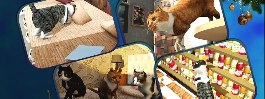 🐱 Cat Simulator 2018: Kitten Cat VS Rat Game SellUnitySourceCode screenshot 3