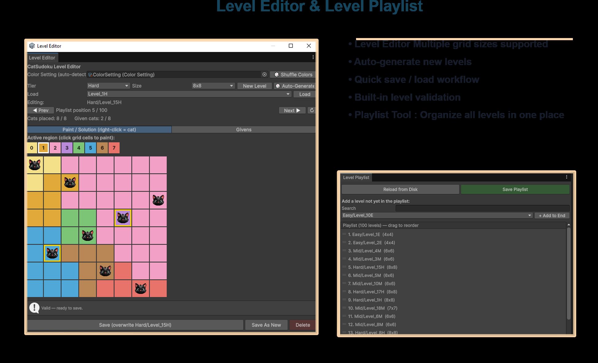 Cat Sudoku - Sudoku Puzzle Unity Template with 1500 Levels screenshot 4