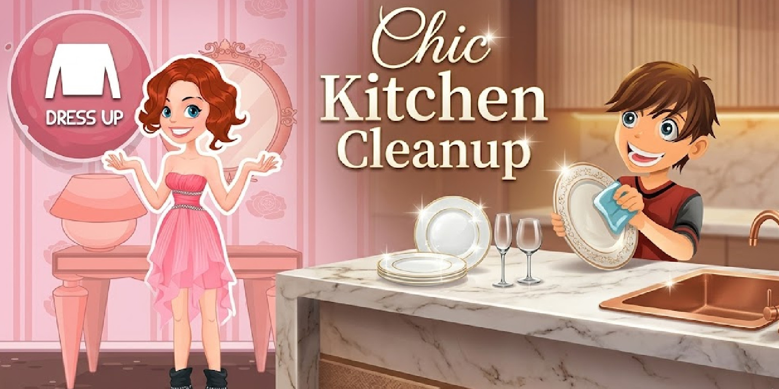 Chic Kitchen Cleanup - Unity Source Code screenshot 8