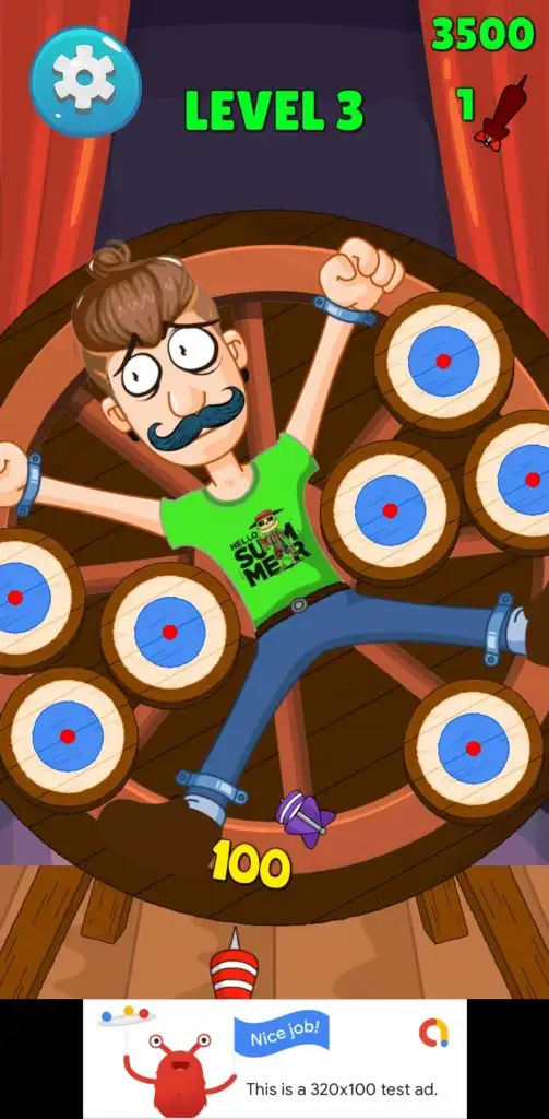 Circus Dart Wheel | Trending Game SellUnitySourceCode screenshot 2