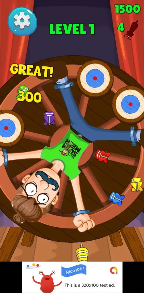 Circus Dart Wheel | Trending Game SellUnitySourceCode screenshot 4