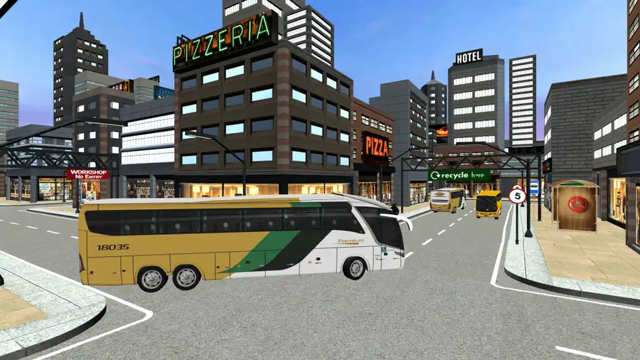 City Coach Bus Passenger Driving : Bus Parking SellUnitySourceCode screenshot 5