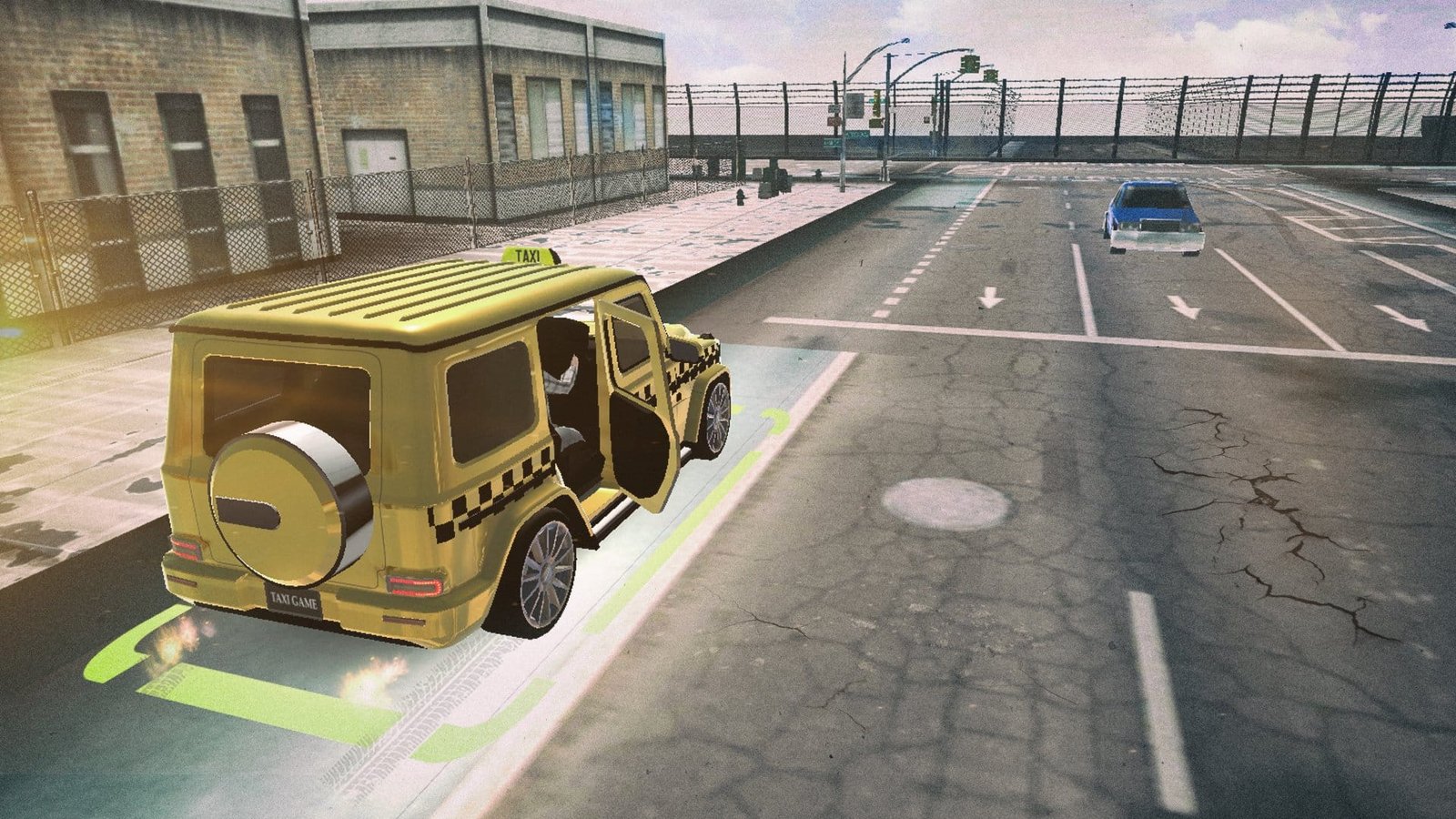 City Taxi Car Driving Adventure screenshot 2