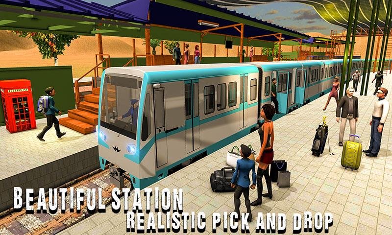 City Train Driving Sim 2018: Train Driving Games SellUnitySourceCode screenshot 3