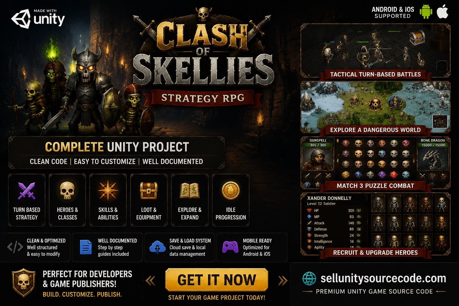 Clash of Skellies | Strategy RPG
