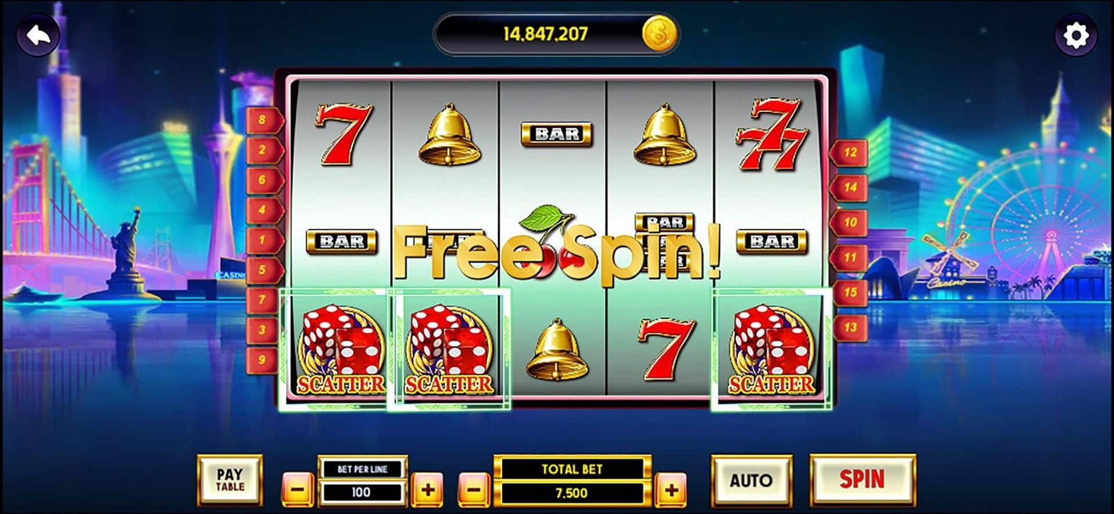 Combo Casino Games – 5 In 1 Unity Games SellUnitySourceCode screenshot 3