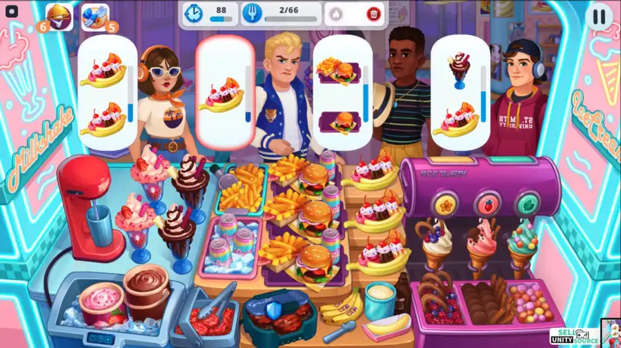 Cooking Live: restaurant chef SellUnitySourceCode screenshot 3