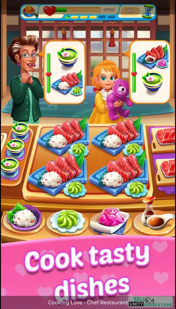 Cooking Love - Chef Restaurant SellUnitySourceCode screenshot 5