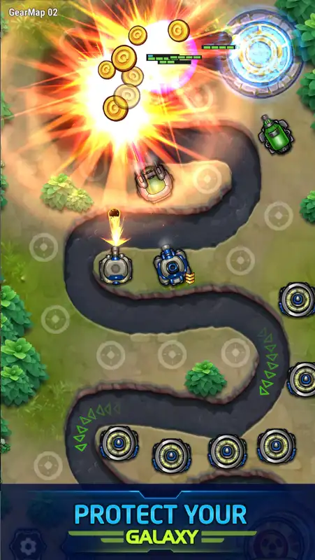 Cosmic War: TD V SellUnitySourceCode screenshot 5