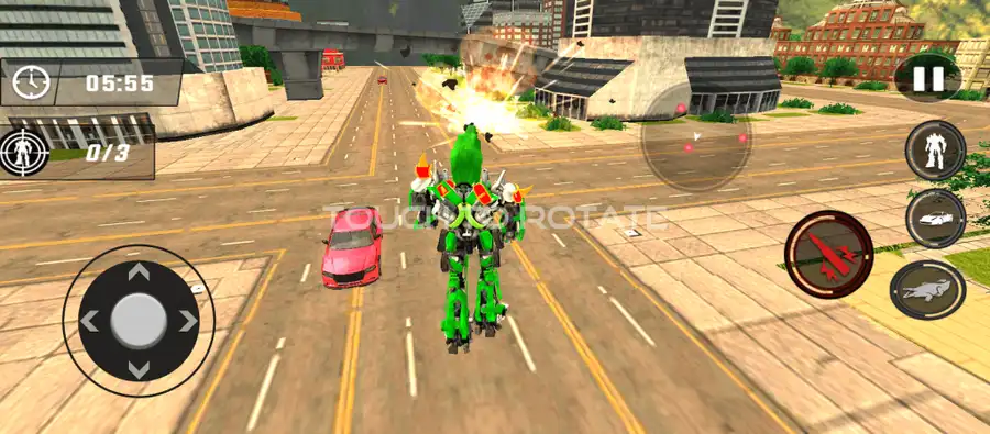 Crocodile Robot Transform Game 2022 SellUnitySourceCode screenshot 4