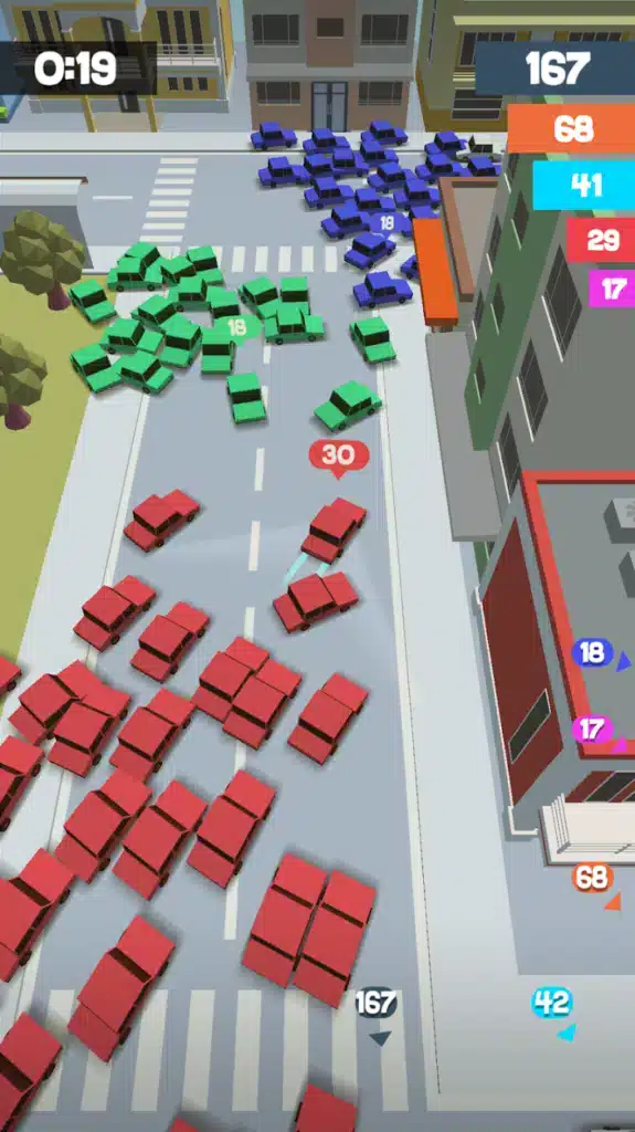 Crowd Drift Cars City io screenshot 2