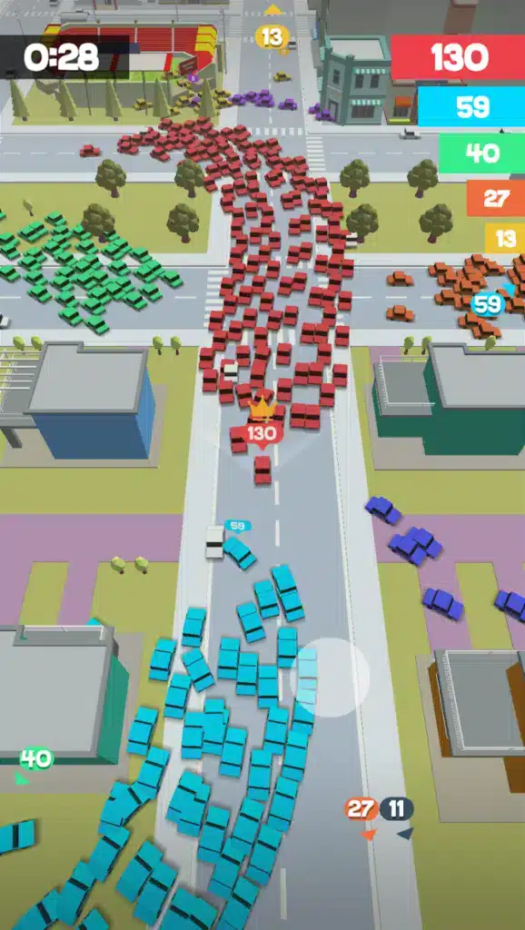 Crowd Drift Cars City io screenshot 4