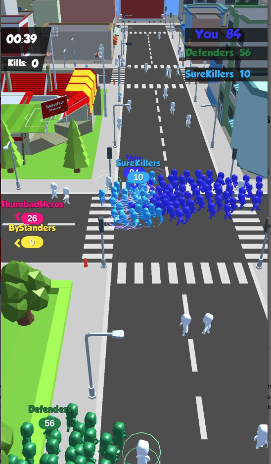 Crowd in City - Master of the Streets 3D screenshot 2